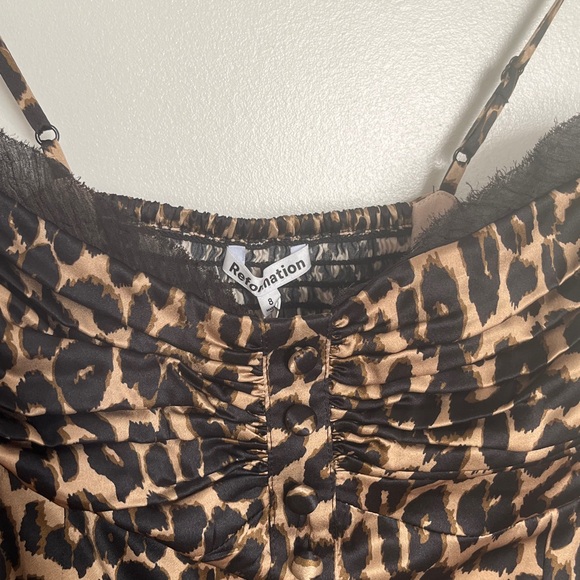 REFORMATION | Ursula Silk Top Sz US 8 - Picture 6 of 7
